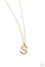 Load image into Gallery viewer, Leave Your Initials Gold Necklace - S