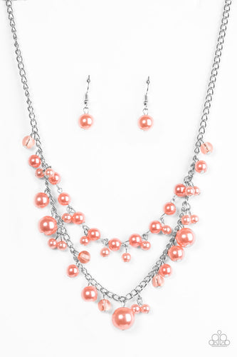 Blissfully Bridesmaid Orange Necklace