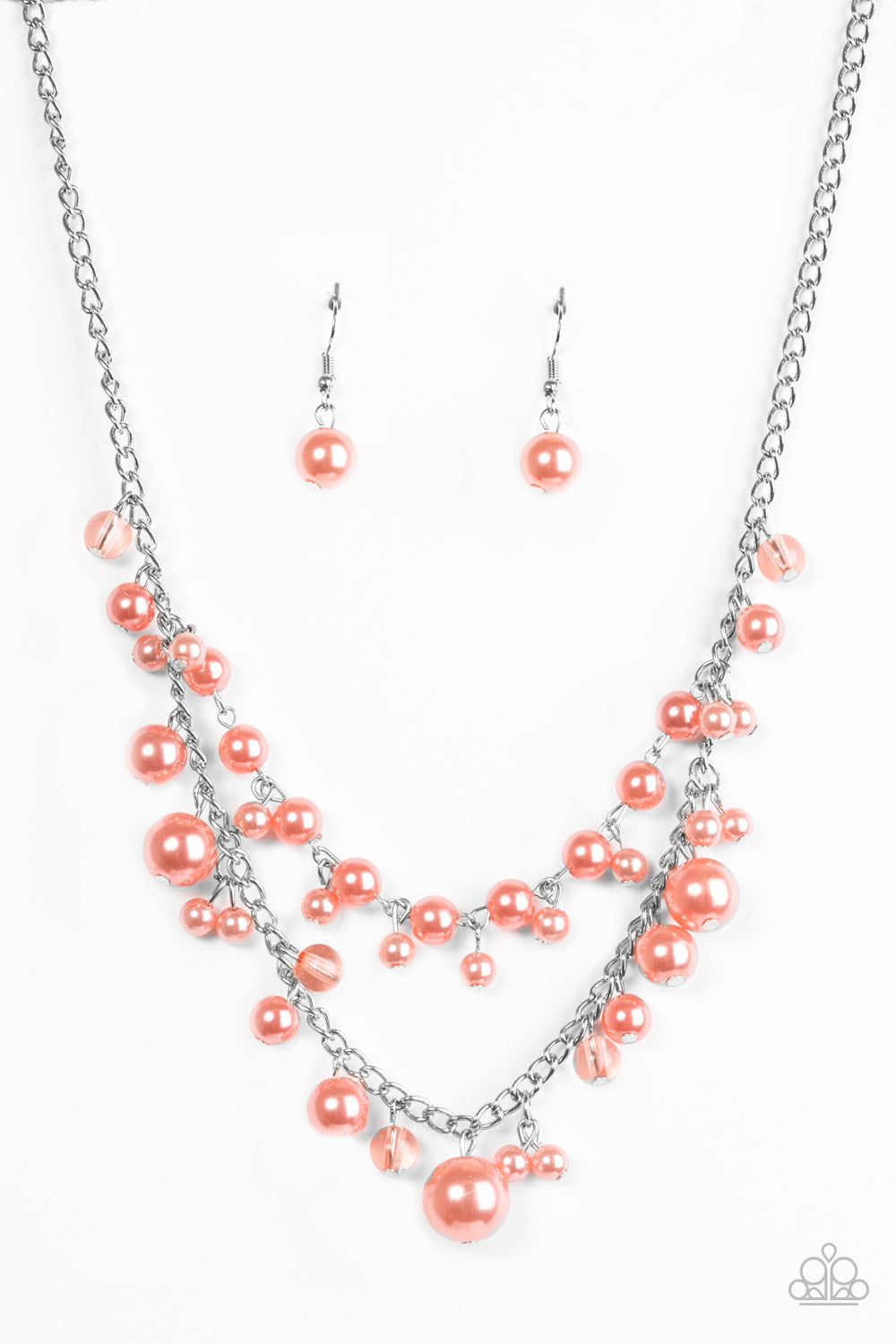 Blissfully Bridesmaid Orange Necklace