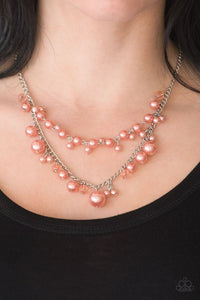 Blissfully Bridesmaid Orange Necklace