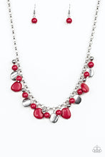 Load image into Gallery viewer, Flirtatiously Florida Red Short Necklace