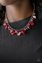 Load image into Gallery viewer, Flirtatiously Florida Red Short Necklace