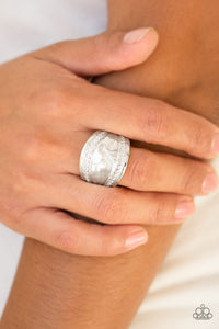 Sunset Groove Silver Ring