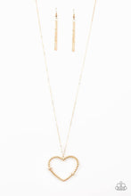 Load image into Gallery viewer, Straight From The Heart Gold Necklace
