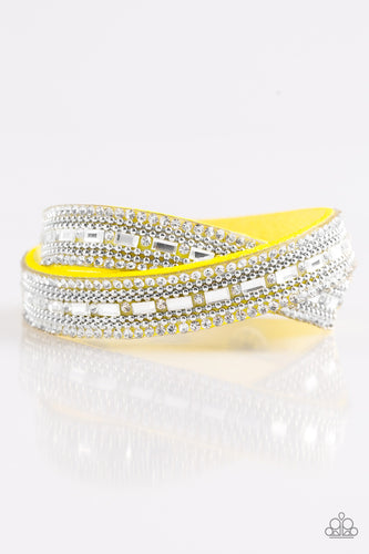 Shimmer and Sass Yellow Bracelet
