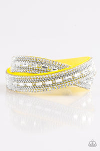 Shimmer and Sass Yellow Bracelet