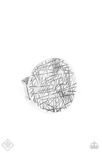 Load image into Gallery viewer, Lined Up Silver Ring