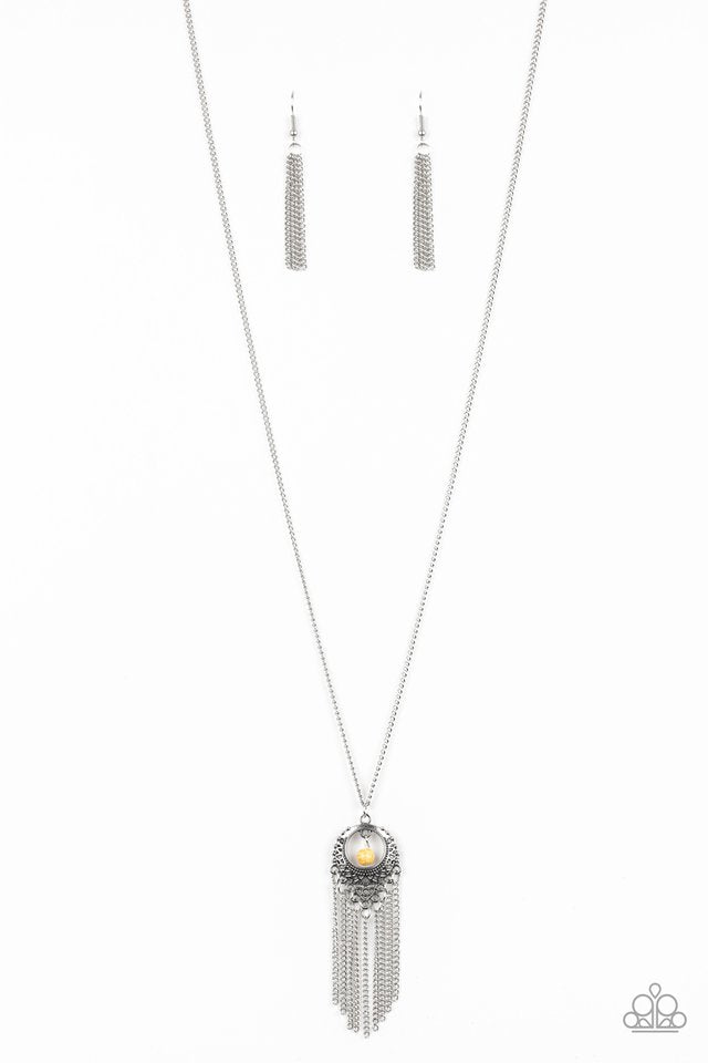 Western Weather Yellow Necklace
