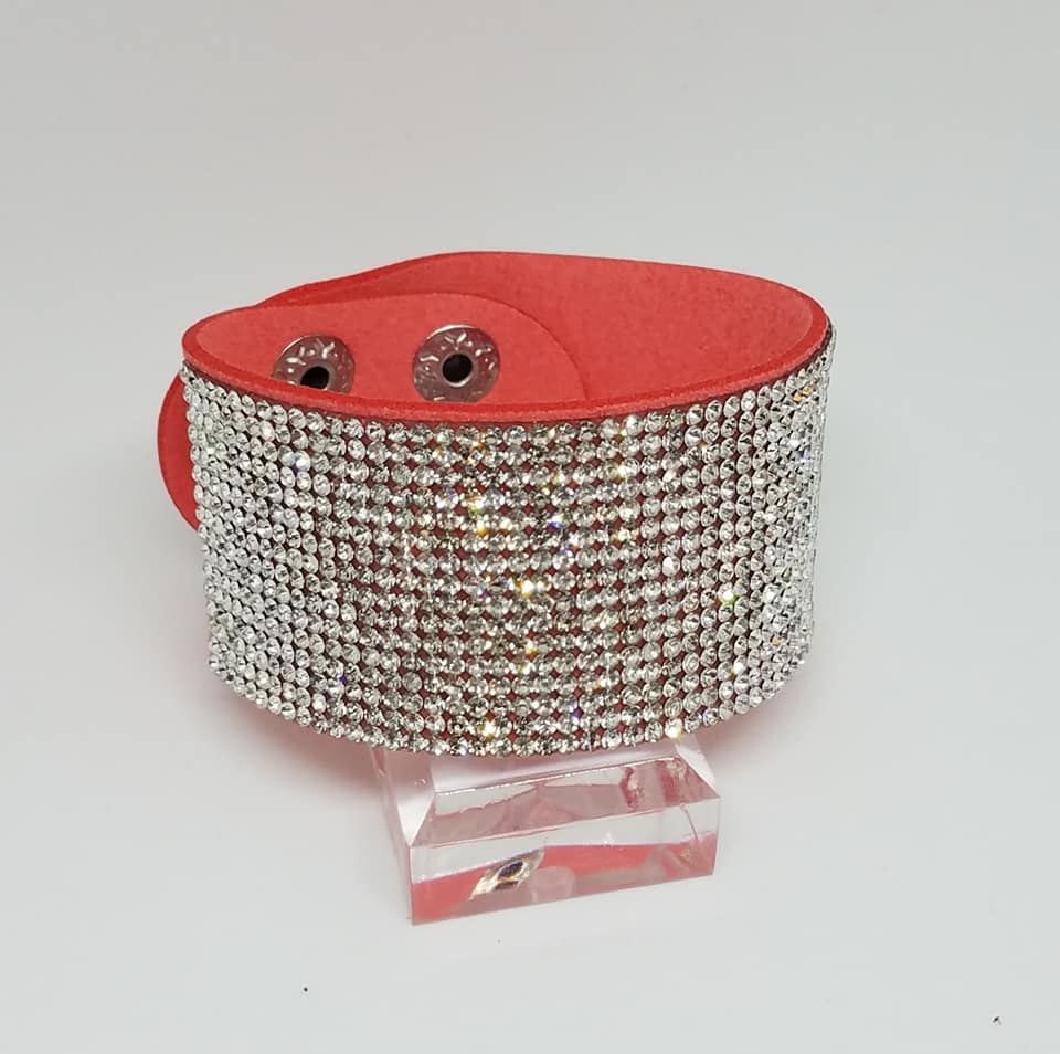 Roll With The Punches Orange Bracelet