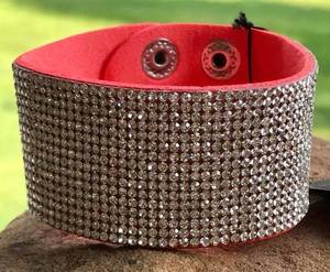 Roll With The Punches Orange Bracelet