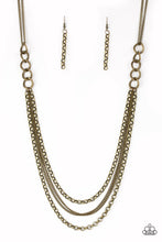 Load image into Gallery viewer, Mechanical Mayhem Brass Necklace
