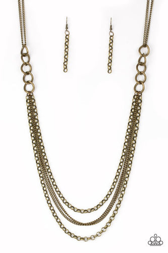 Mechanical Mayhem Brass Necklace