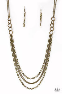 Mechanical Mayhem Brass Necklace