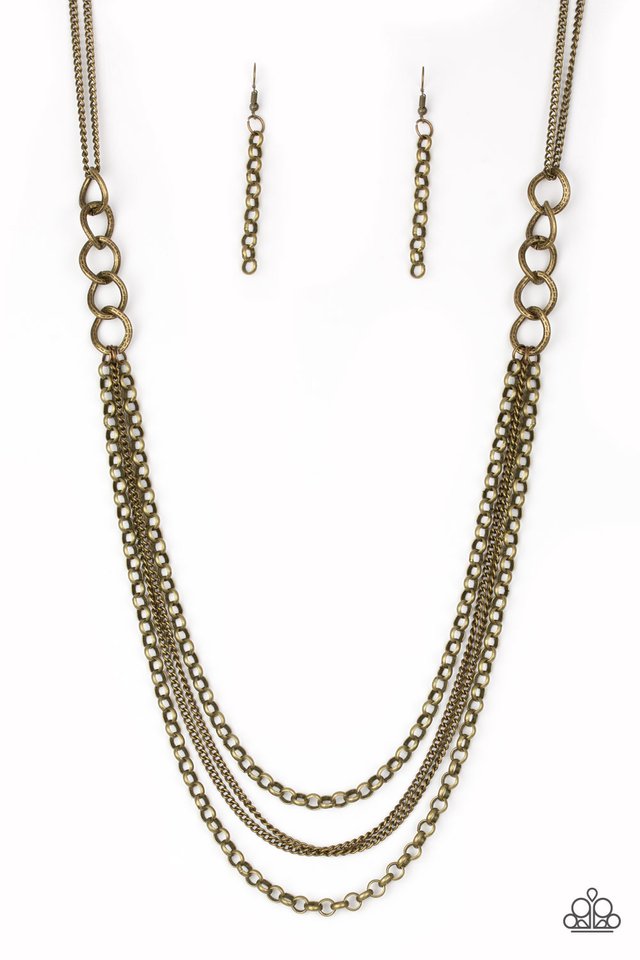 Mechanical Mayhem Brass Necklace