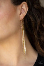 Load image into Gallery viewer, Center Stage Status Gold Earring