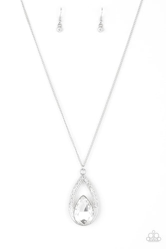 Notorious Noble White Necklace