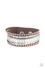 Load image into Gallery viewer, Rock Star Rocker Brown Bracelet