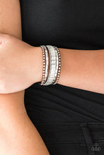 Load image into Gallery viewer, Rock Star Rocker Brown Bracelet