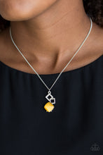 Load image into Gallery viewer, Stylishly Square Yellow Necklace