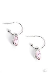 Teardrop Tassel Pink Earring