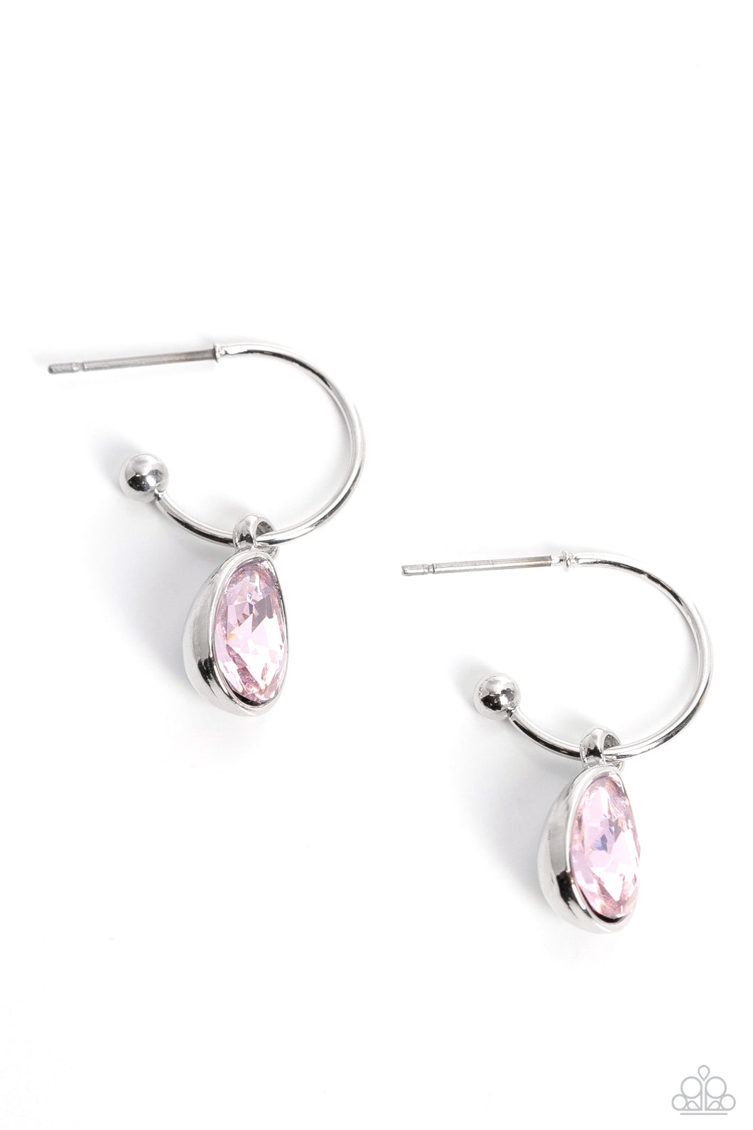 Teardrop Tassel Pink Earring
