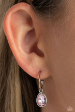 Load image into Gallery viewer, Teardrop Tassel Pink Earring