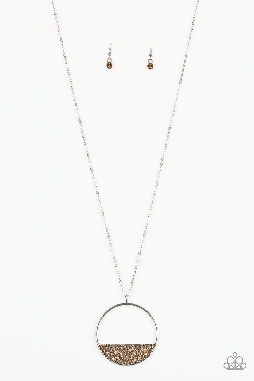 Bet Your Bottom Dollar Brown Necklace