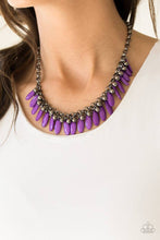 Load image into Gallery viewer, Jersey Short Purple Necklace