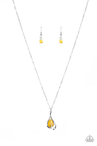 Tell Me A Love Story Yellow Necklace
