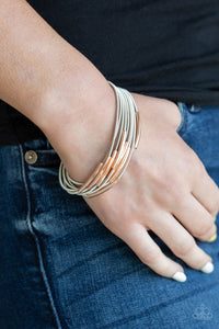 Stretch Your Boundaries Silver Bracelet