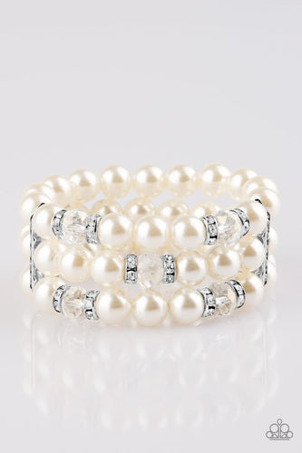 Undeniably Dapper White Bracelet