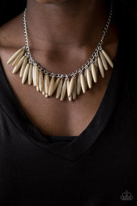 Full Of Flavor Brown Necklace