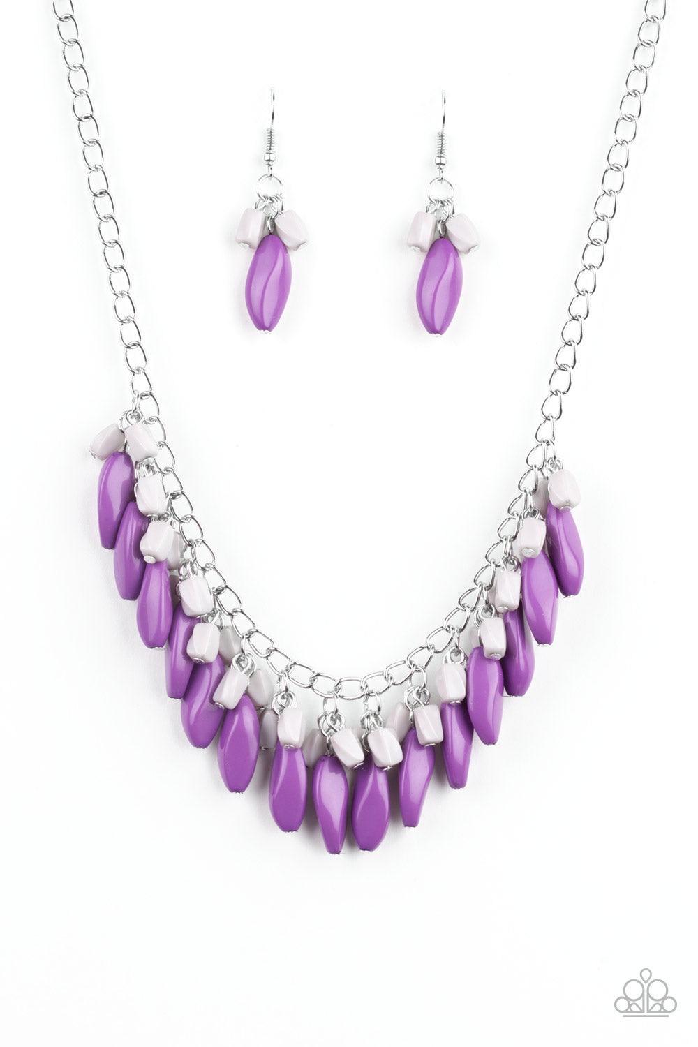 Bead Binge Purple Necklace