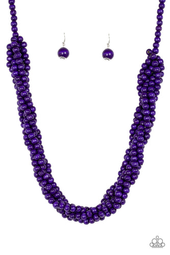 Tahiti Tropic Purple Necklace