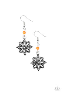 Cactus Blossom Orange Earring