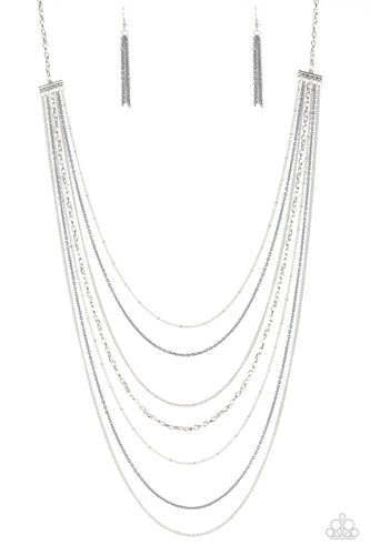 Radical Rainbows Silver Necklace