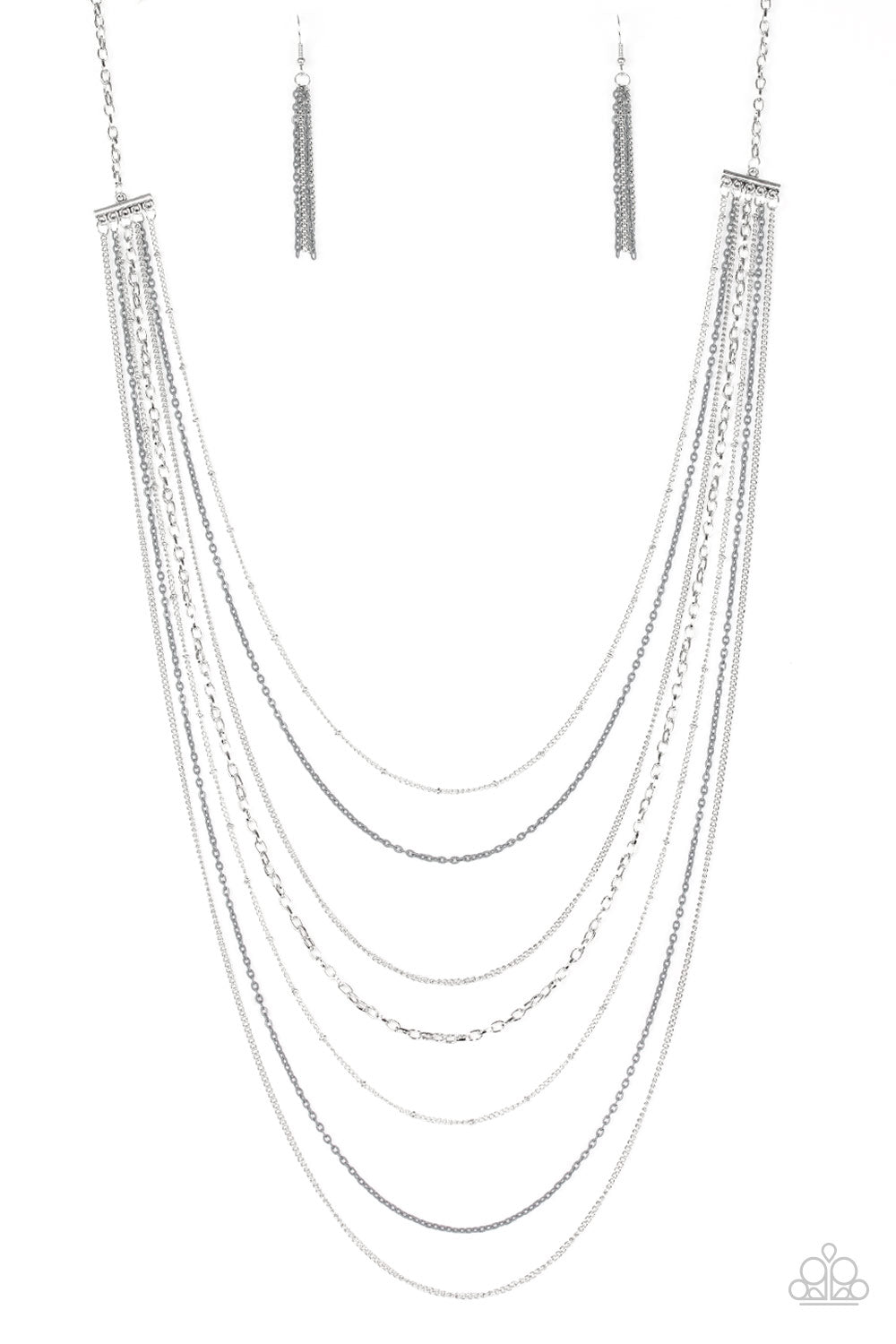 Radical Rainbows Silver Necklace