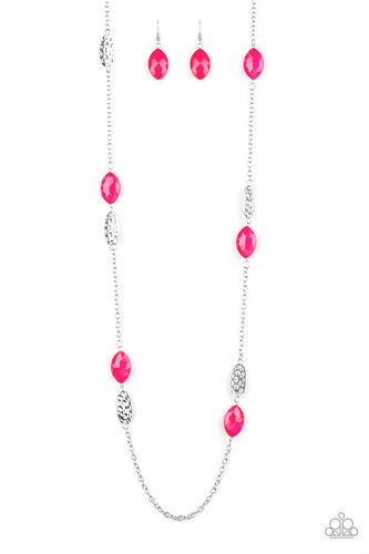 Beachfront Beauty Pink Necklace