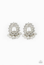 Load image into Gallery viewer, Castle Cameo White Earring