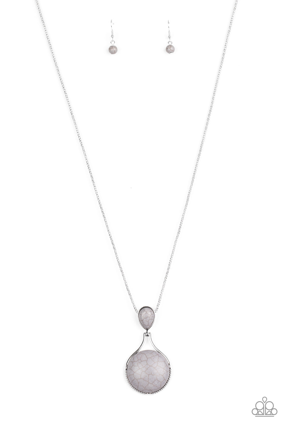 Desert Pools Silver Necklace