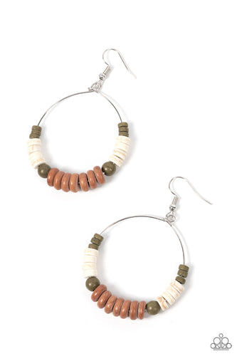 Earthy Esteem Brown Earring
