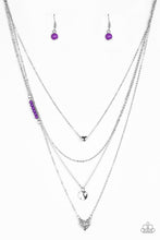 Load image into Gallery viewer, Gypsy Heart Purple Necklace