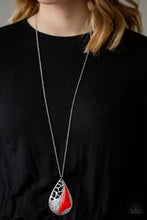 Load image into Gallery viewer, Impressive Edge Red Necklace