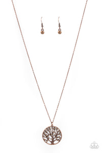 Save The MONEY Trees Copper Necklace