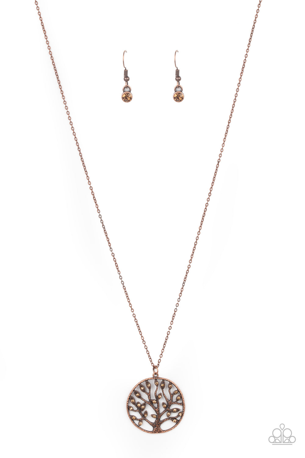 Save The MONEY Trees Copper Necklace