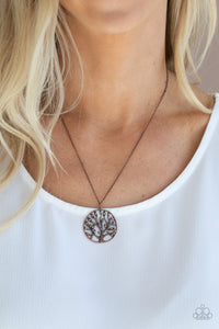 Save The MONEY Trees Copper Necklace