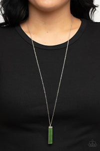 Set In GEMSTONE Green Necklace