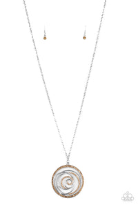 Subliminal Sparkle Brown Necklace