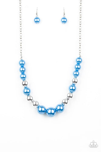 Take Note Blue Necklace