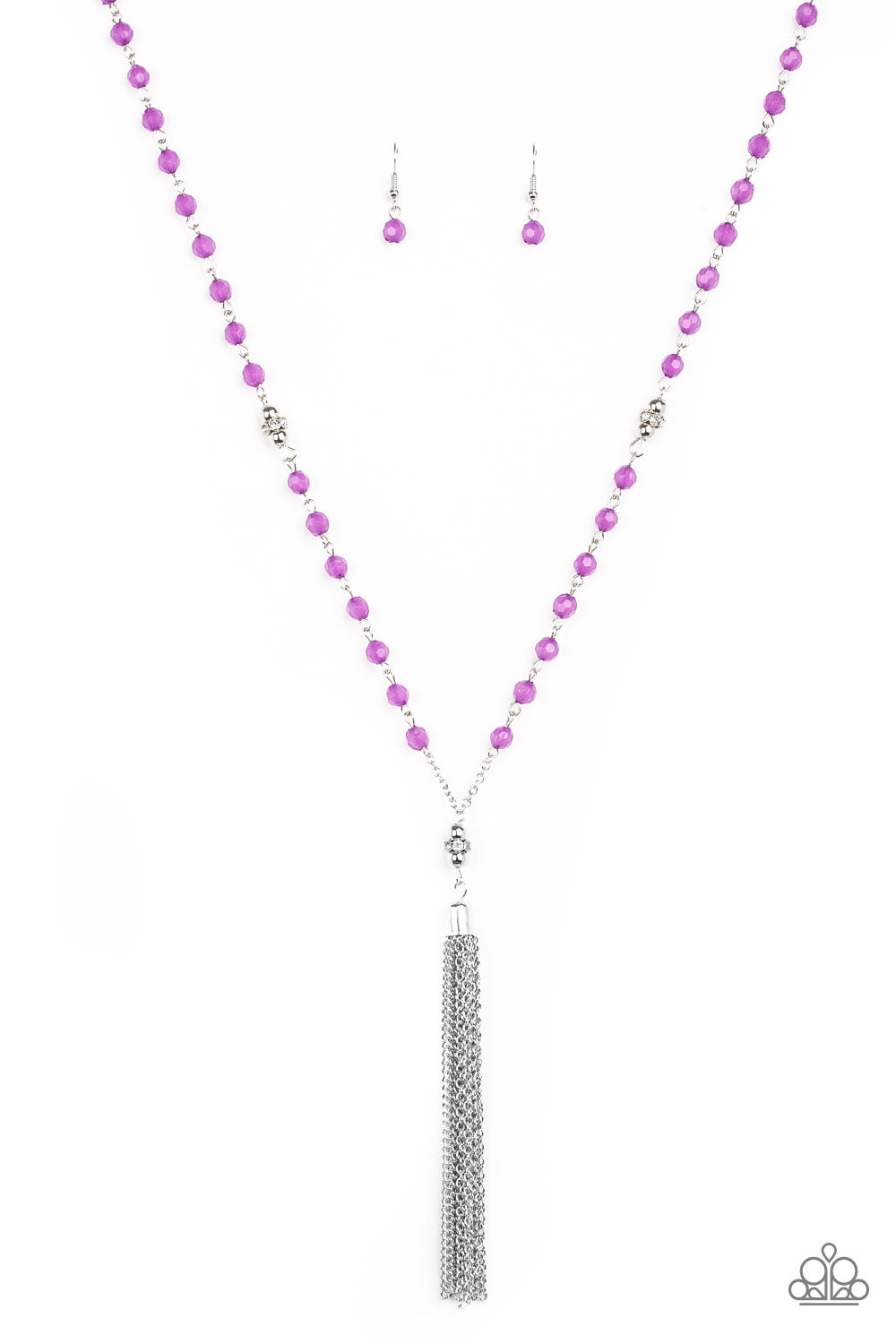 Tassel Takeover Purple Necklace